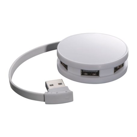 4 portos - műanyag USB elosztó