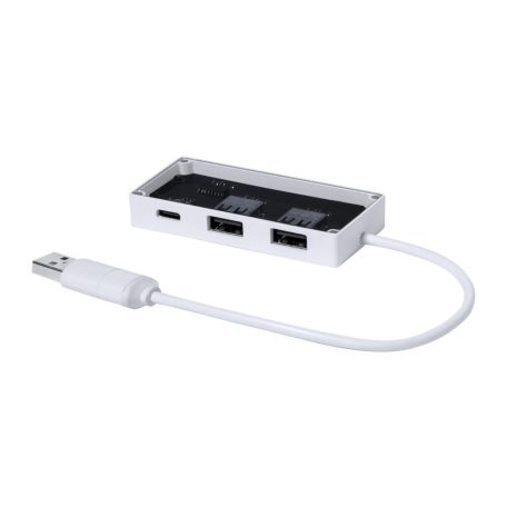 Hevan átlátszó USB hub