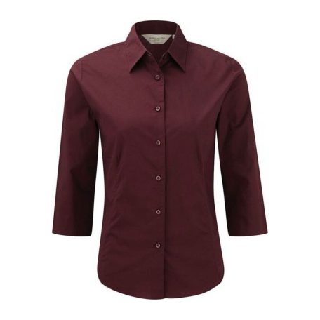 LADIES LONG SLEEVE EASY CARE FITTED SHIRT