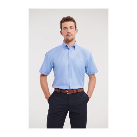 Russell Non-iron Men Shirt short-sleeve