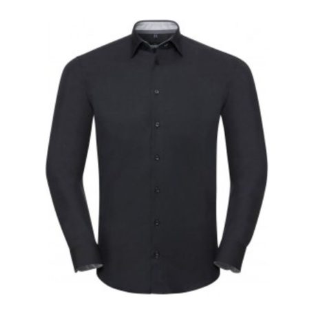 MEN'S L/S TAILORED CONTRAST ULTIMATE STRETCH SHIRT