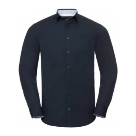 MEN'S L/S TAILORED CONTRAST ULTIMATE STRETCH SHIRT