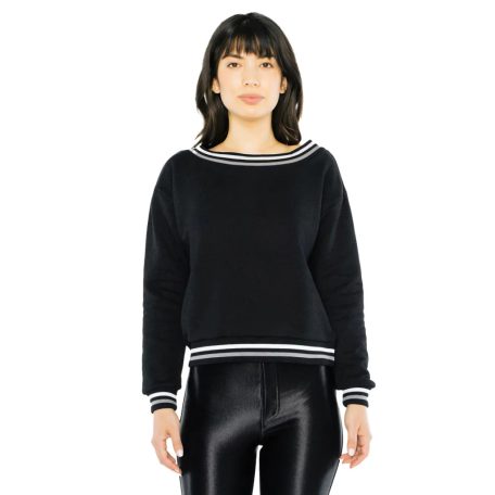 American Apparel AAHVT4397 WOMEN'S HEAVY TERRY SPORT SWEATSHIRT L