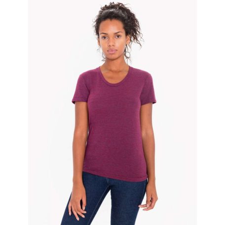 American Apparel TR301 női tri-blend rövidujjú póló