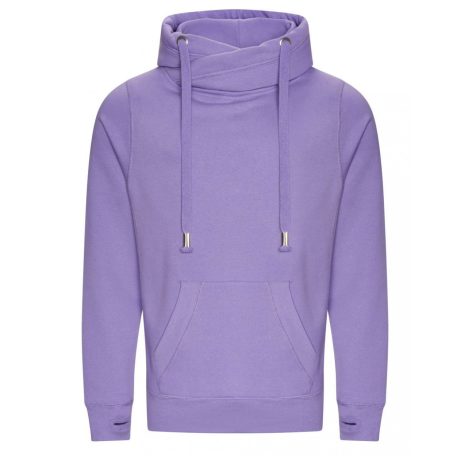 Just Hoods AWJH021 CROSS NECK HOODIE L