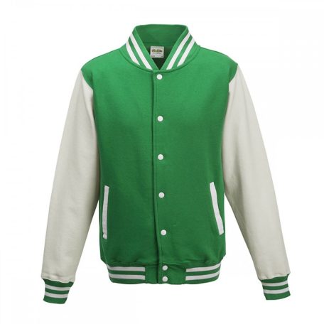 Just Hoods AWJH043 VARSITY JACKET 2XL