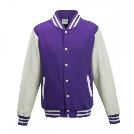 Just Hoods AWJH043 VARSITY JACKET L