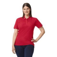   Gildan GIL64800-B3 SOFTSTYLE® LADIES' DOUBLE PIQUÉ POLO WITH 3 COLOUR-MATCHED BUTTONS 2XL