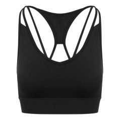 Just Cool JC019 GIRLIE CROSS BACK CROP TOP L