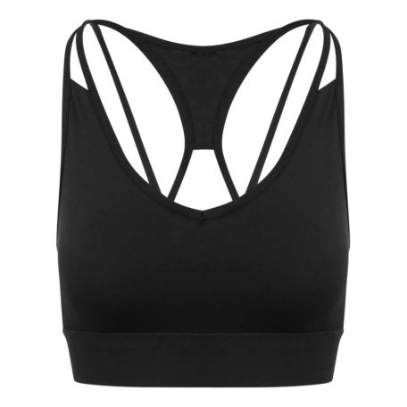 Just Cool JC019 GIRLIE CROSS BACK CROP TOP L