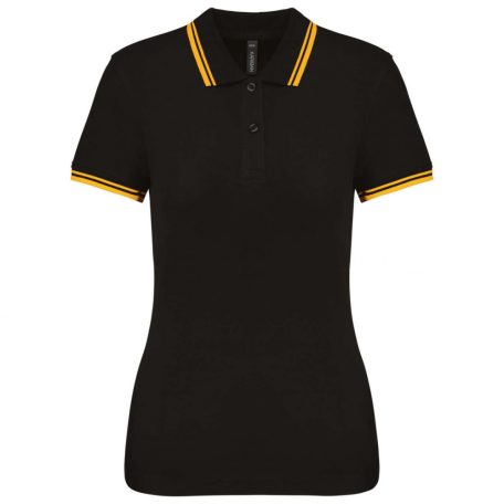 Kariban KA273 LADIE'S 2 STRIPED SHORT SLEEVED POLOSHIRT L