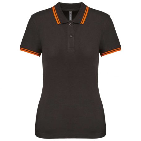 Kariban KA273 LADIE'S 2 STRIPED SHORT SLEEVED POLOSHIRT L