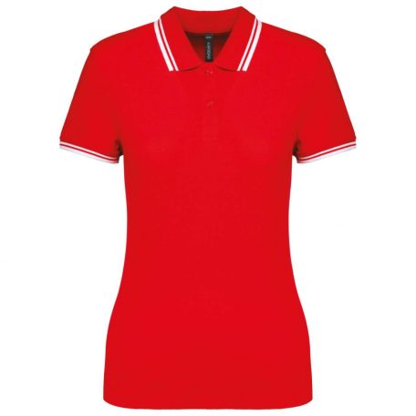 Kariban KA273 LADIE'S 2 STRIPED SHORT SLEEVED POLOSHIRT L