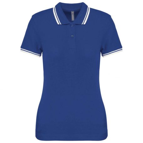 Kariban KA273 LADIE'S 2 STRIPED SHORT SLEEVED POLOSHIRT L