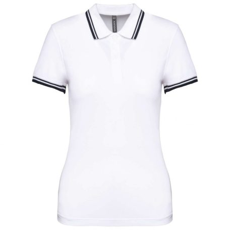 Kariban KA273 LADIE'S 2 STRIPED SHORT SLEEVED POLOSHIRT L