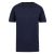 KA398 MEN'S SHORT-SLEEVED ORGANIC T-SHIRT WITH RAW EDGE NECKLINE