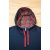 Kariban KA4013 UNISEX CONTRAST PATTERNED HOODED SWEATSHIRT 3XL