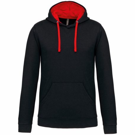 Kariban KA446 MEN'S CONTRAST HOODED SWEATSHIRT 2XL