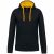 Kariban KA446 MEN'S CONTRAST HOODED SWEATSHIRT 3XL