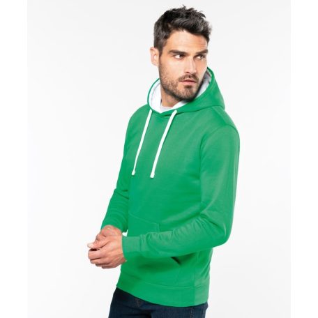 Kariban KA446 MEN'S CONTRAST HOODED SWEATSHIRT 2XL