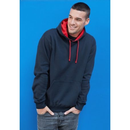 Kariban KA446 MEN'S CONTRAST HOODED SWEATSHIRT L