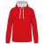 Kariban KA446 MEN'S CONTRAST HOODED SWEATSHIRT 2XL