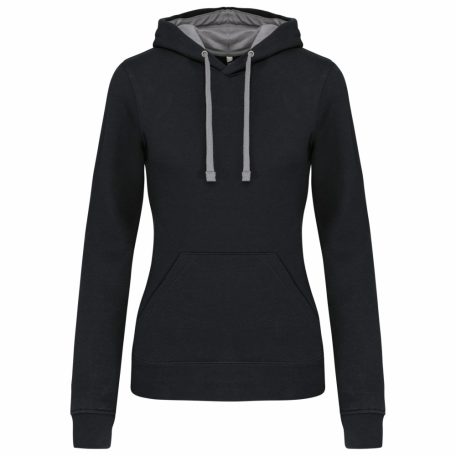 Kariban KA465 LADIES’ CONTRAST HOODED SWEATSHIRT XS