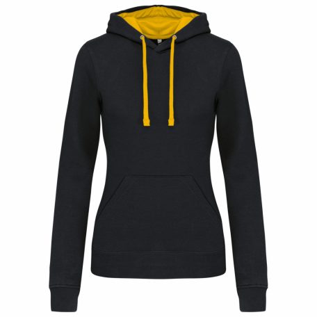 Kariban KA465 LADIES’ CONTRAST HOODED SWEATSHIRT 2XL