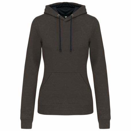 Kariban KA465 LADIES’ CONTRAST HOODED SWEATSHIRT XS