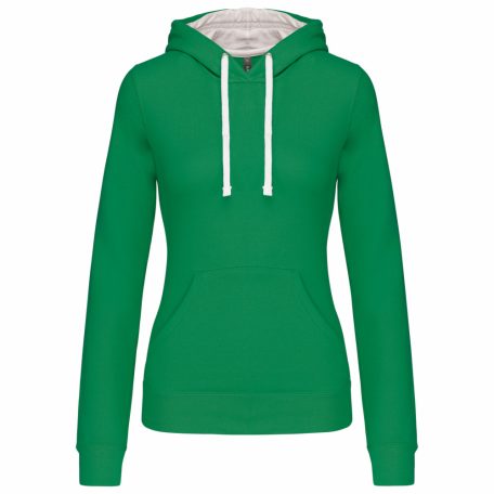 Kariban KA465 LADIES’ CONTRAST HOODED SWEATSHIRT 2XL