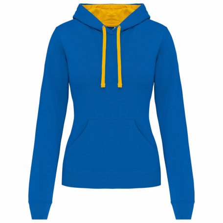 Kariban KA465 LADIES’ CONTRAST HOODED SWEATSHIRT L