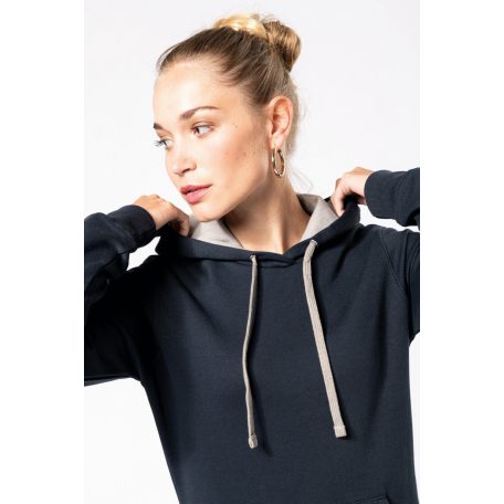 Kariban KA465 LADIES’ CONTRAST HOODED SWEATSHIRT 2XL