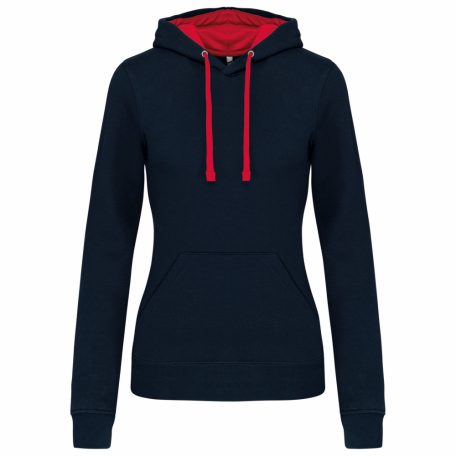 Kariban KA465 LADIES’ CONTRAST HOODED SWEATSHIRT XS