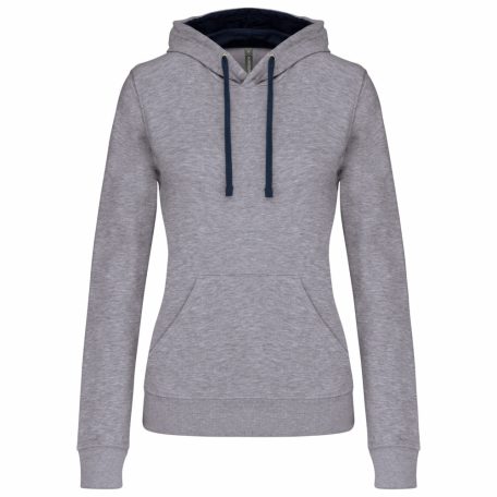 Kariban KA465 LADIES’ CONTRAST HOODED SWEATSHIRT XS