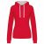 Kariban KA465 LADIES’ CONTRAST HOODED SWEATSHIRT 2XL