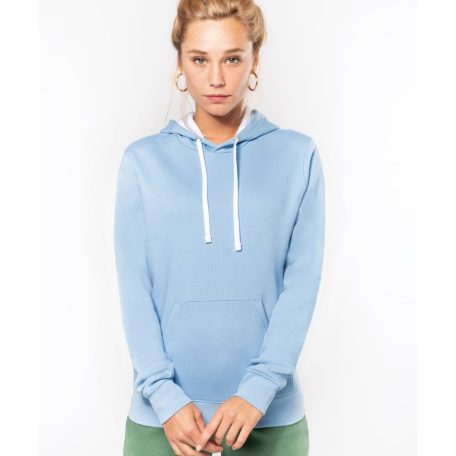 Kariban KA465 LADIES’ CONTRAST HOODED SWEATSHIRT L