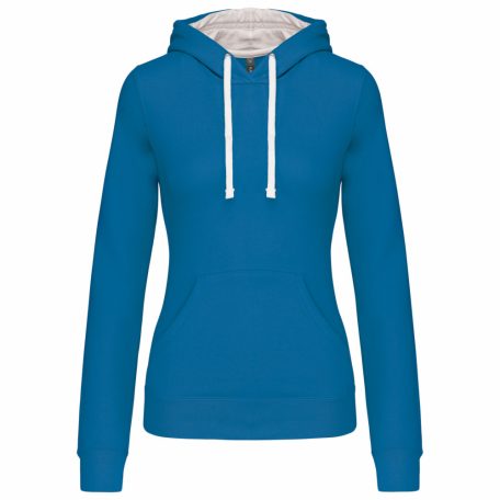 Kariban KA465 LADIES’ CONTRAST HOODED SWEATSHIRT 2XL