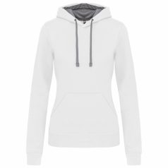 Kariban KA465 LADIES’ CONTRAST HOODED SWEATSHIRT 2XL