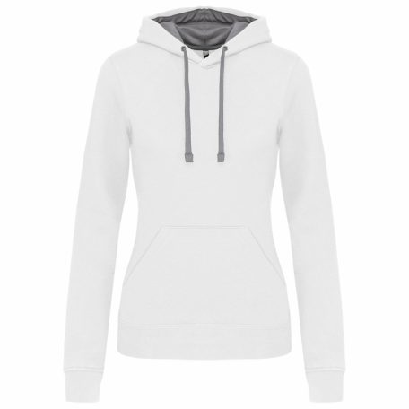 Kariban KA465 LADIES’ CONTRAST HOODED SWEATSHIRT XS