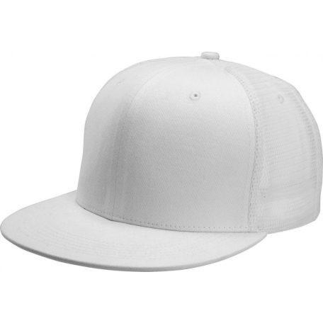 KP113 TRUCKER FLAT PEAK CAP - 6 PANELS