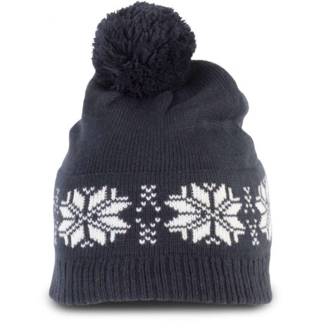 KP540 FAIR ISLE KNIT BEANIE