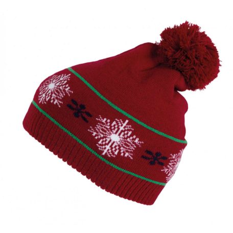 K-UP KP558 BEANIE WITH CHRISTMAS PATTERNS U