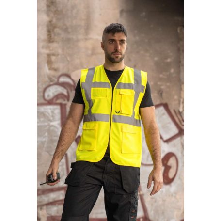 Korntex KXCMF COMFORT EXECUTIVE SAFETY VEST "HAMBURG" - MULTIFUNCTIONAL WITH POCKETS 2XL