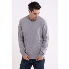 LW9133 MEN’S V-NECK FINE GAUGE COTTON PULLOVER