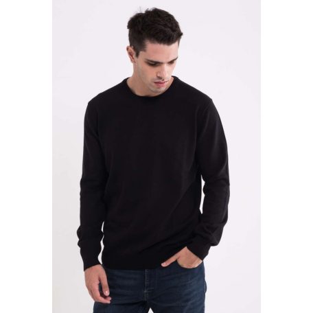 LW9188 MEN’S CREW NECK FINE GAUGE COTTON PULLOVER