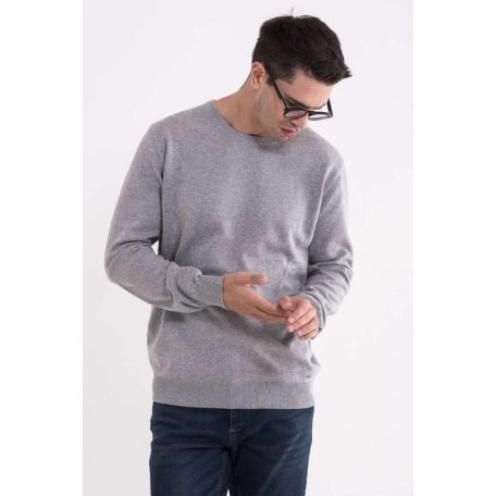 LW9188 MEN’S CREW NECK FINE GAUGE COTTON PULLOVER