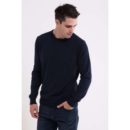 LW9188 MEN’S CREW NECK FINE GAUGE COTTON PULLOVER