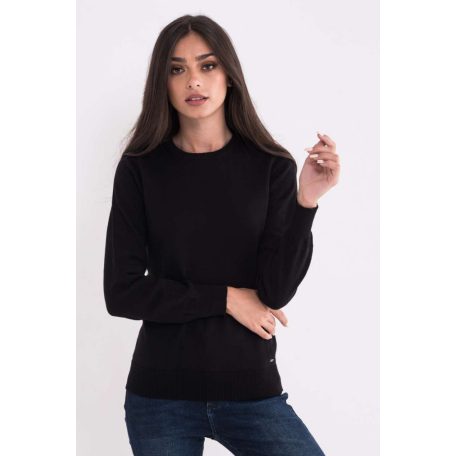 LWL9188 LADIES’ CREW NECK FINE GAUGE COTTON PULLOVER