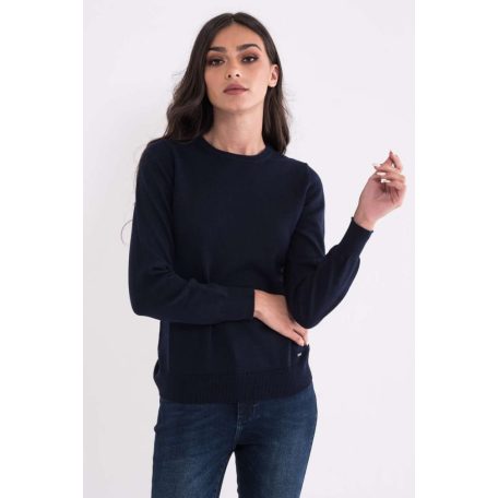 LWL9188 LADIES’ CREW NECK FINE GAUGE COTTON PULLOVER