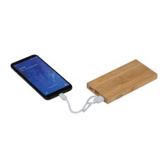 Bambusz powerbank 8000 mAh